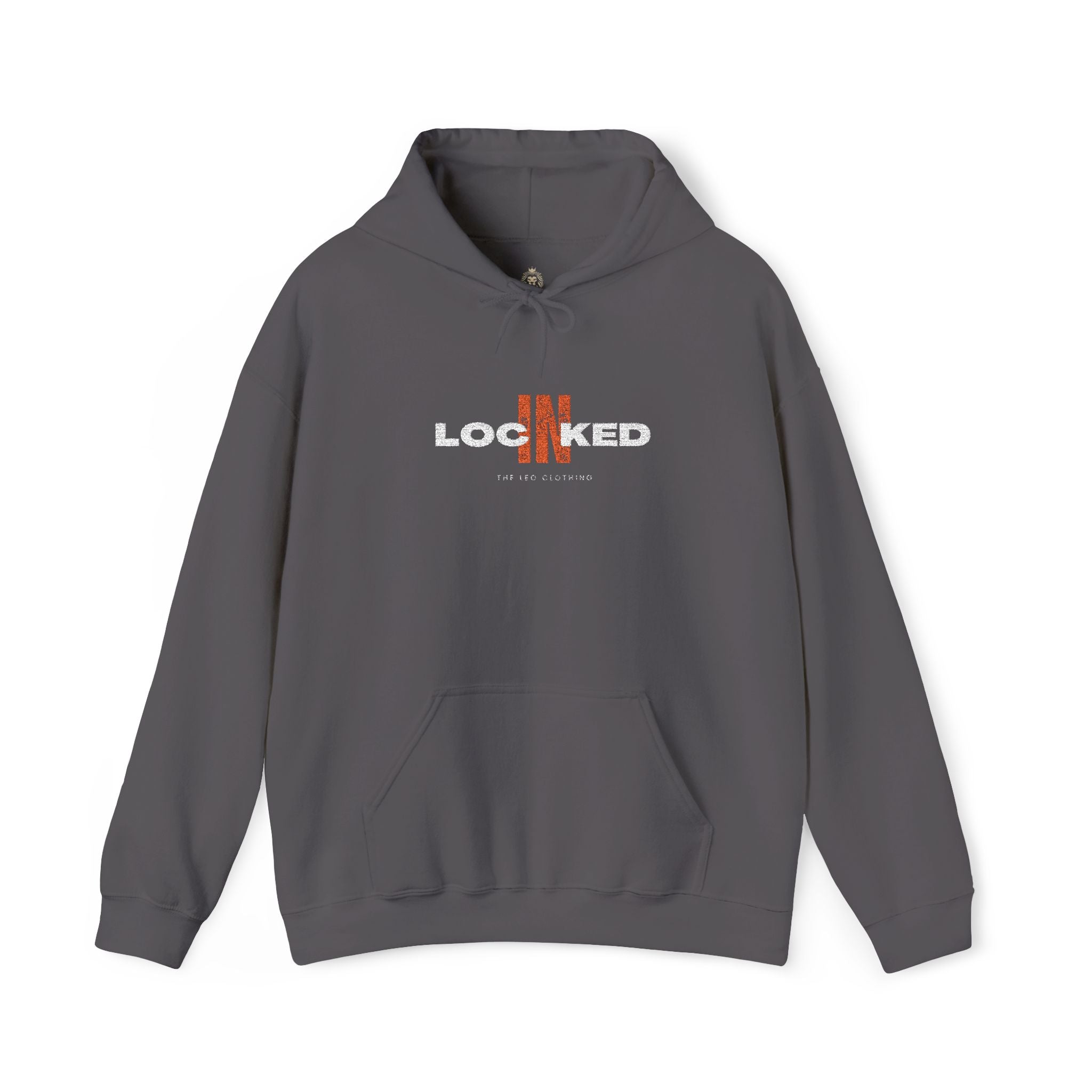 "Locked In" Graphic Hoodie — Premium Dark Text Streetwear