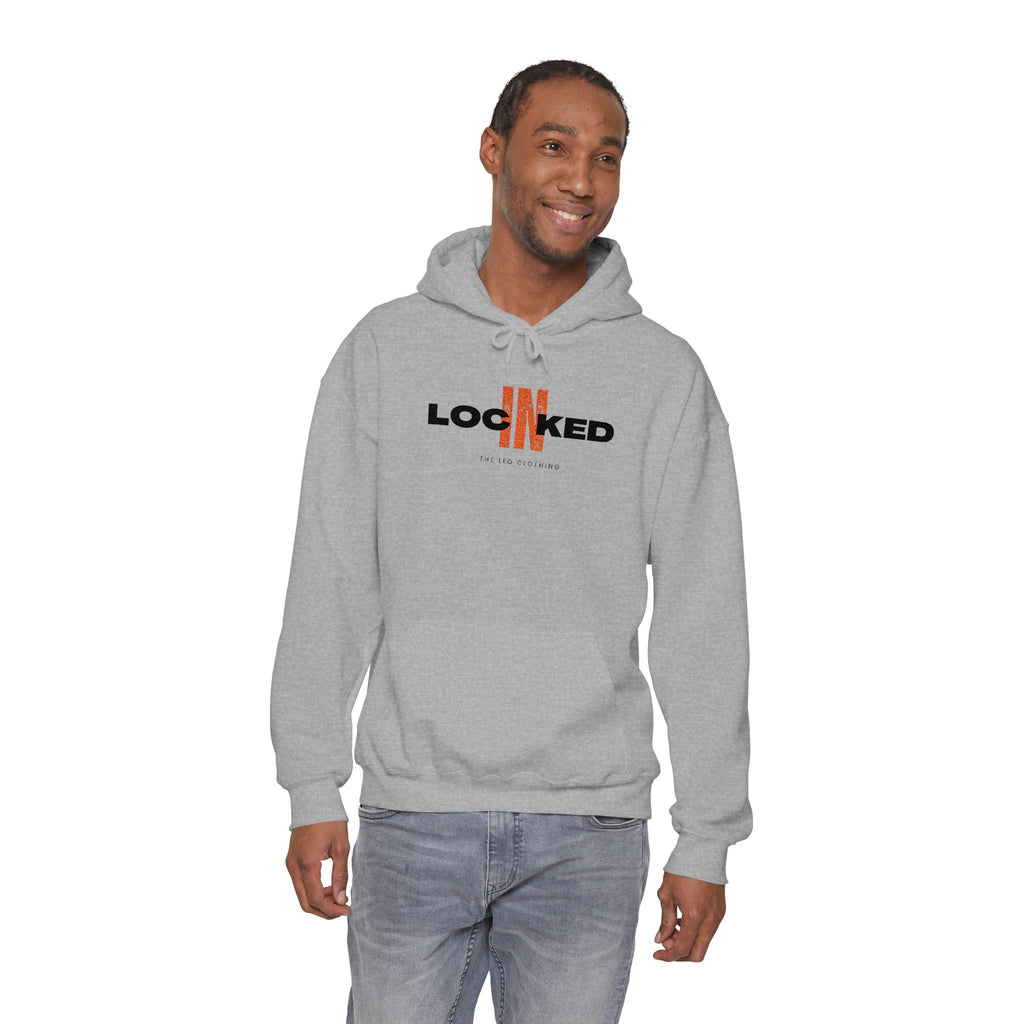 "Locked In" Embroidered Pullover Hoodie — Premium Streetwear