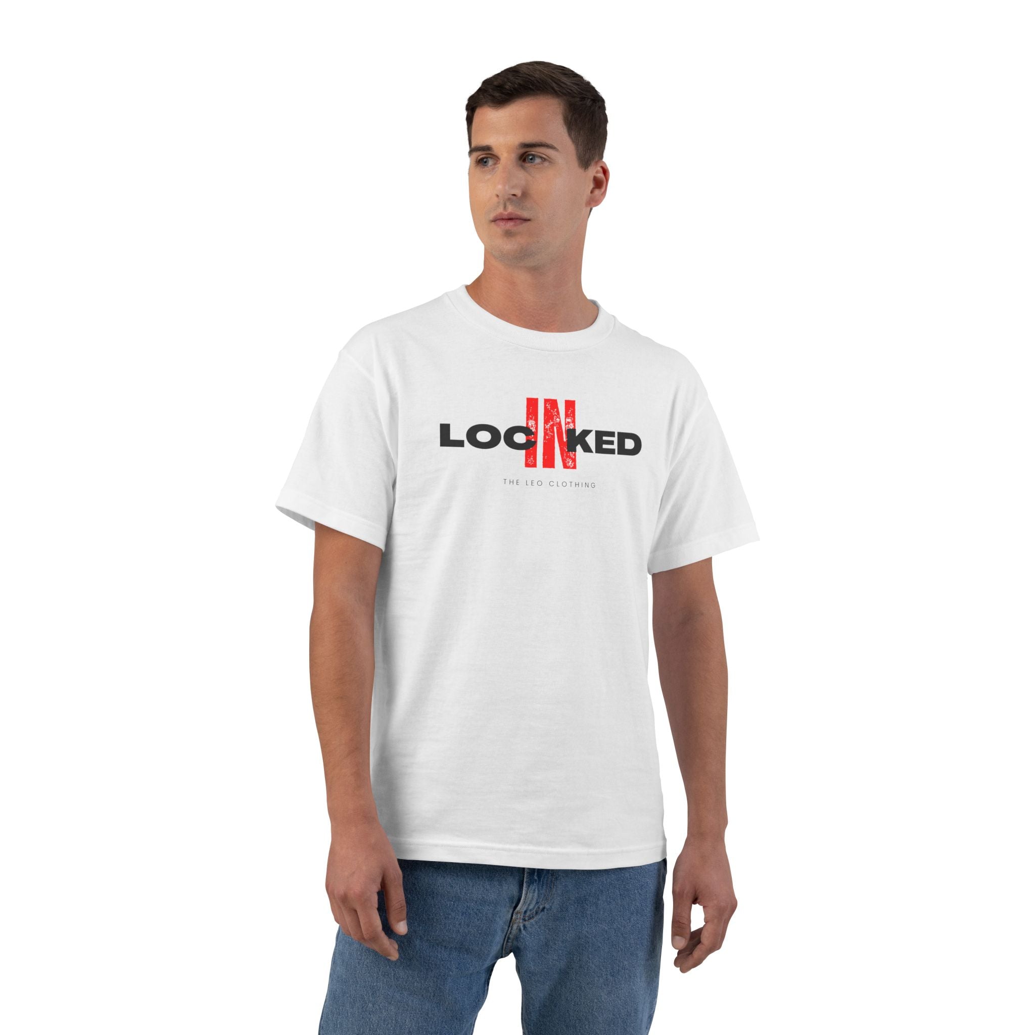 "Locked In" Box Fit Tee