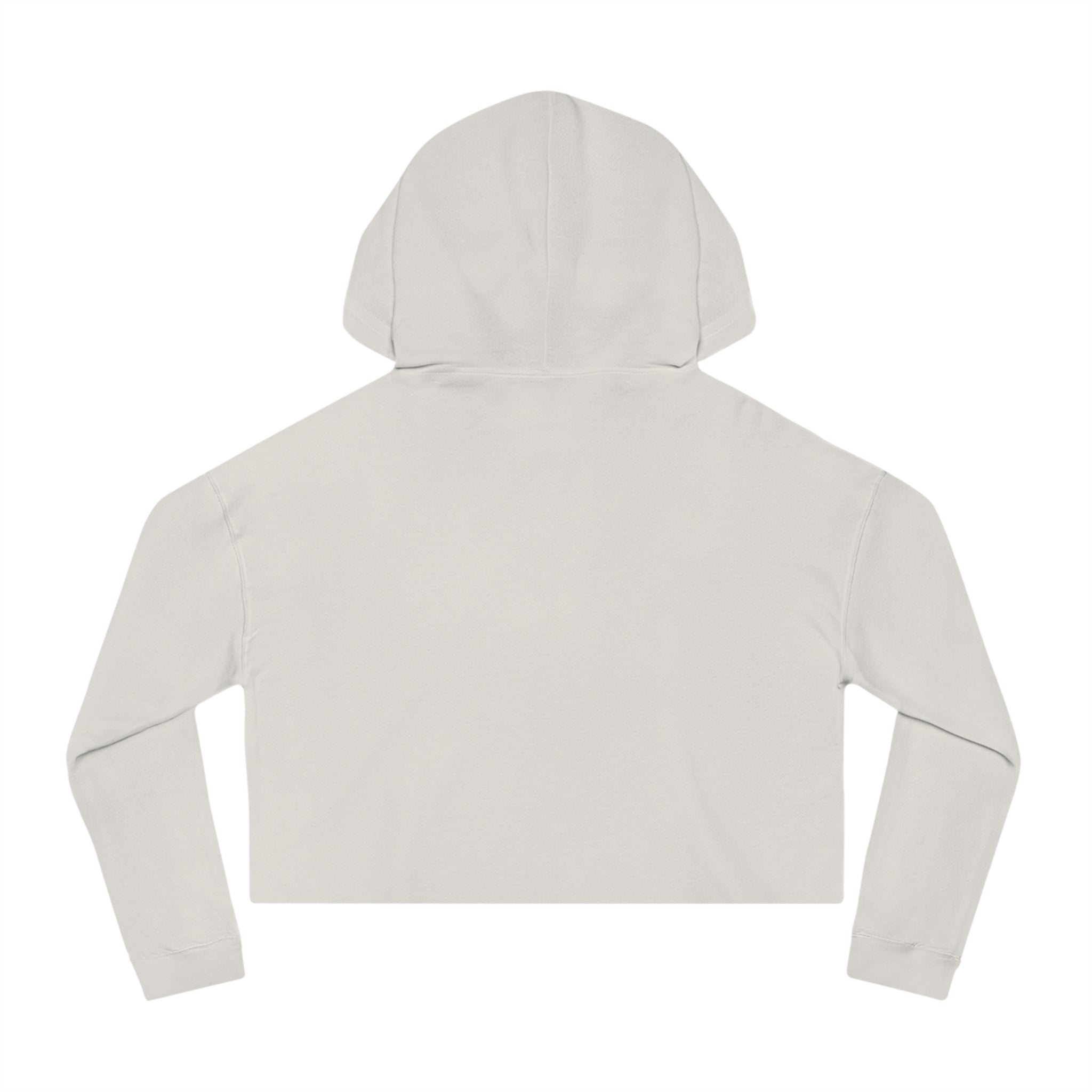 "Locked In" Cropped Hooded Sweatshirt (BLACK PRINT)