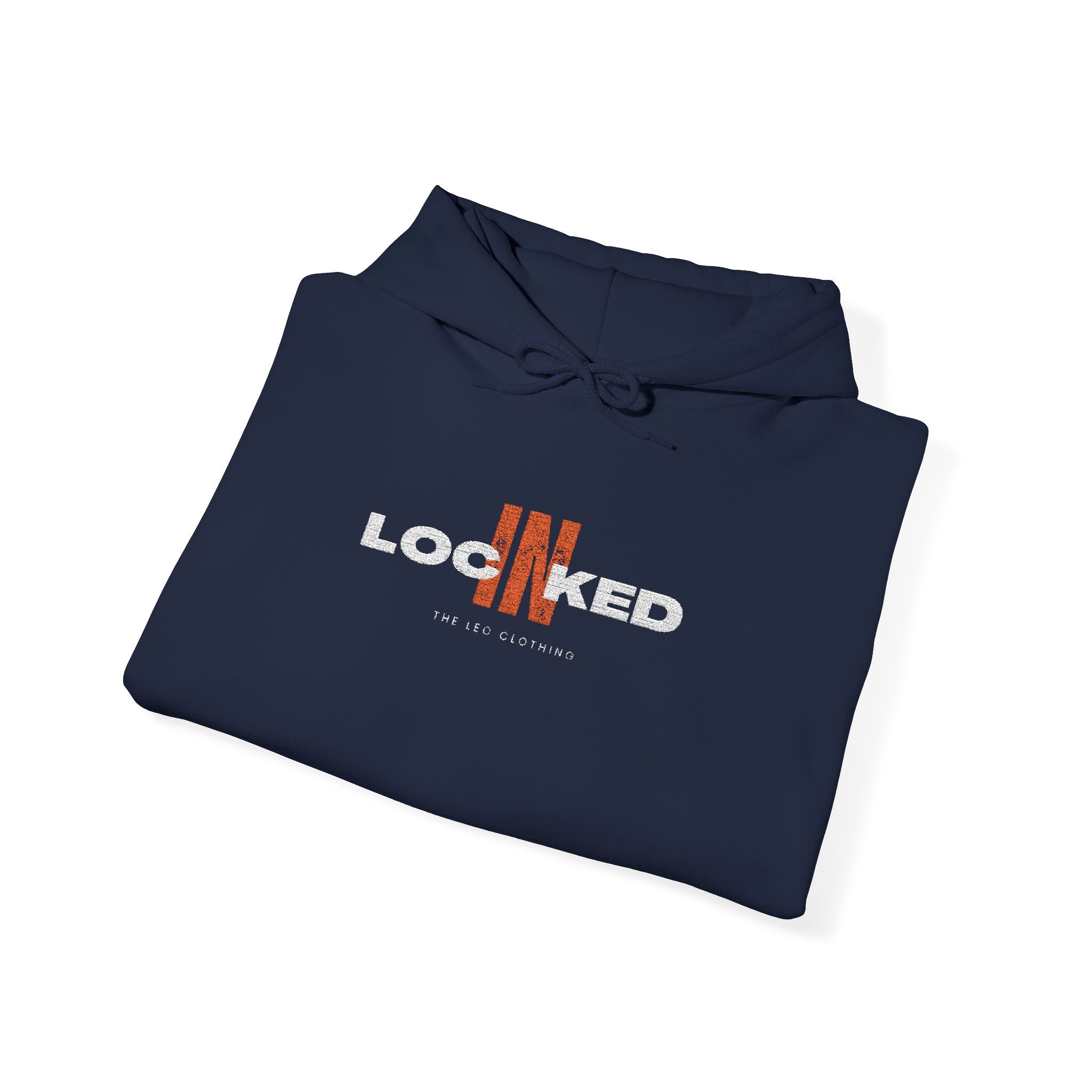 "Locked In" Graphic Hoodie — Premium Dark Text Streetwear