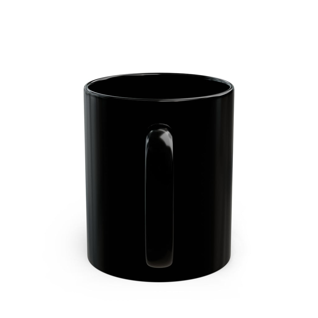 "Locked In" Logo Black Mug – 11oz/15oz Coffee Cup