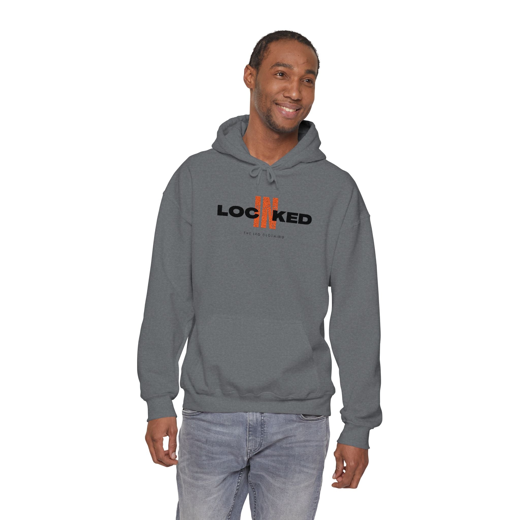 "Locked In" Embroidered Pullover Hoodie — Premium Streetwear