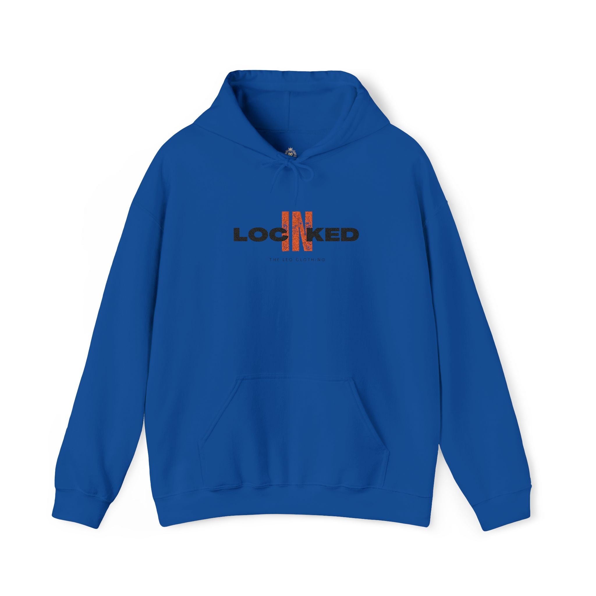 "Locked In" Embroidered Pullover Hoodie — Premium Streetwear