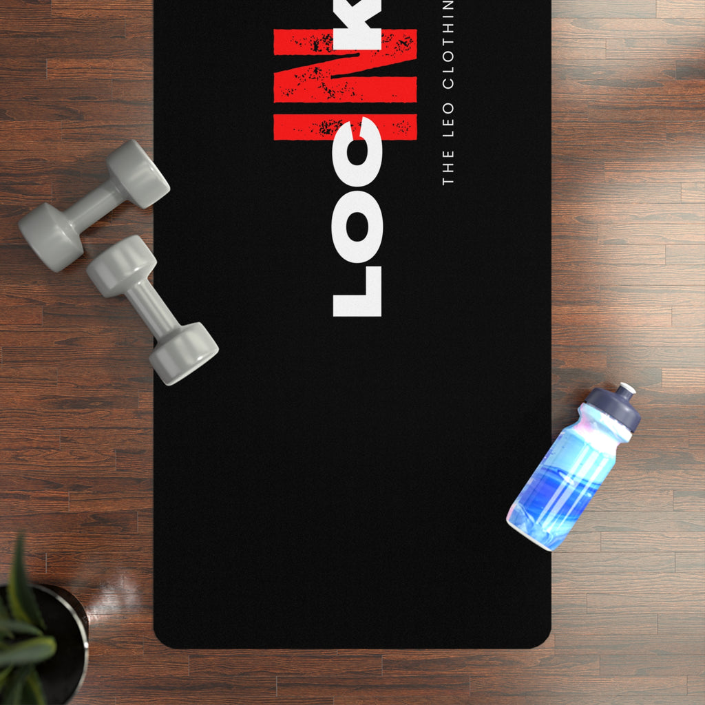 "Locked In" Yoga Mat — Non-Slip Rubber Exercise Mat