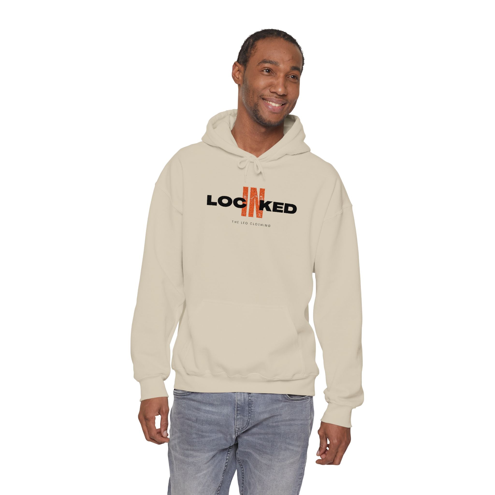 "Locked In" Embroidered Pullover Hoodie — Premium Streetwear