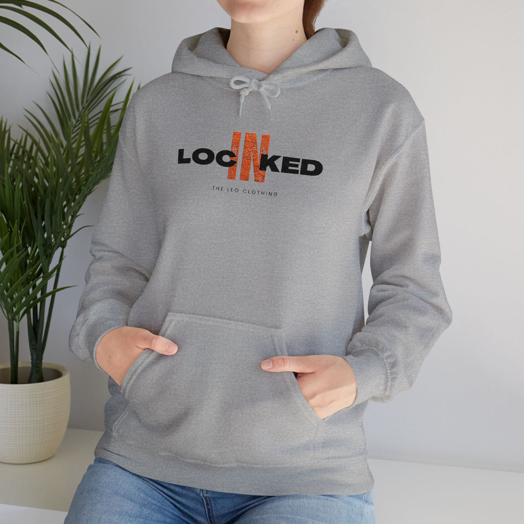 "Locked In" Embroidered Pullover Hoodie — Premium Streetwear