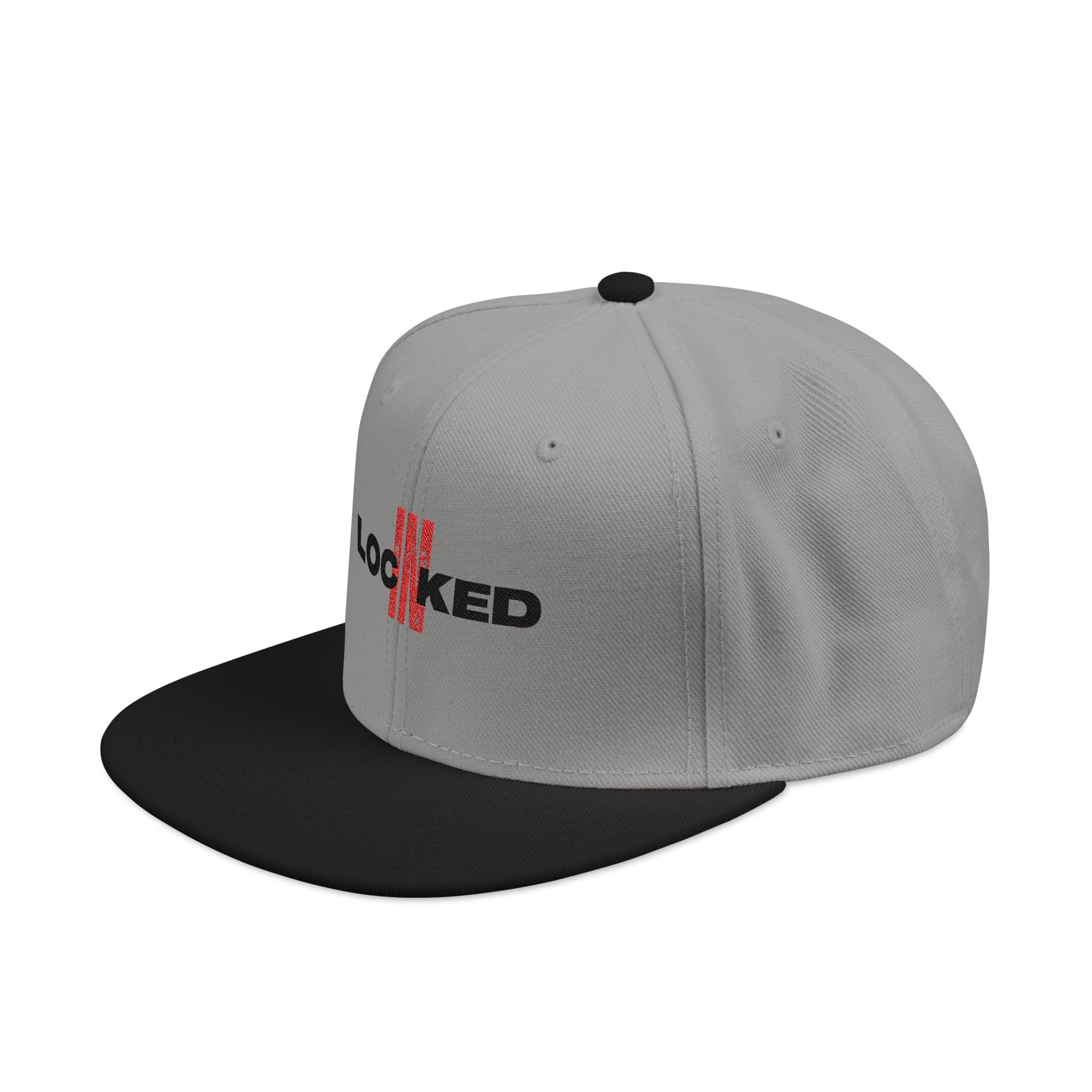 "Locked In" Embroidered Snap Back Hat