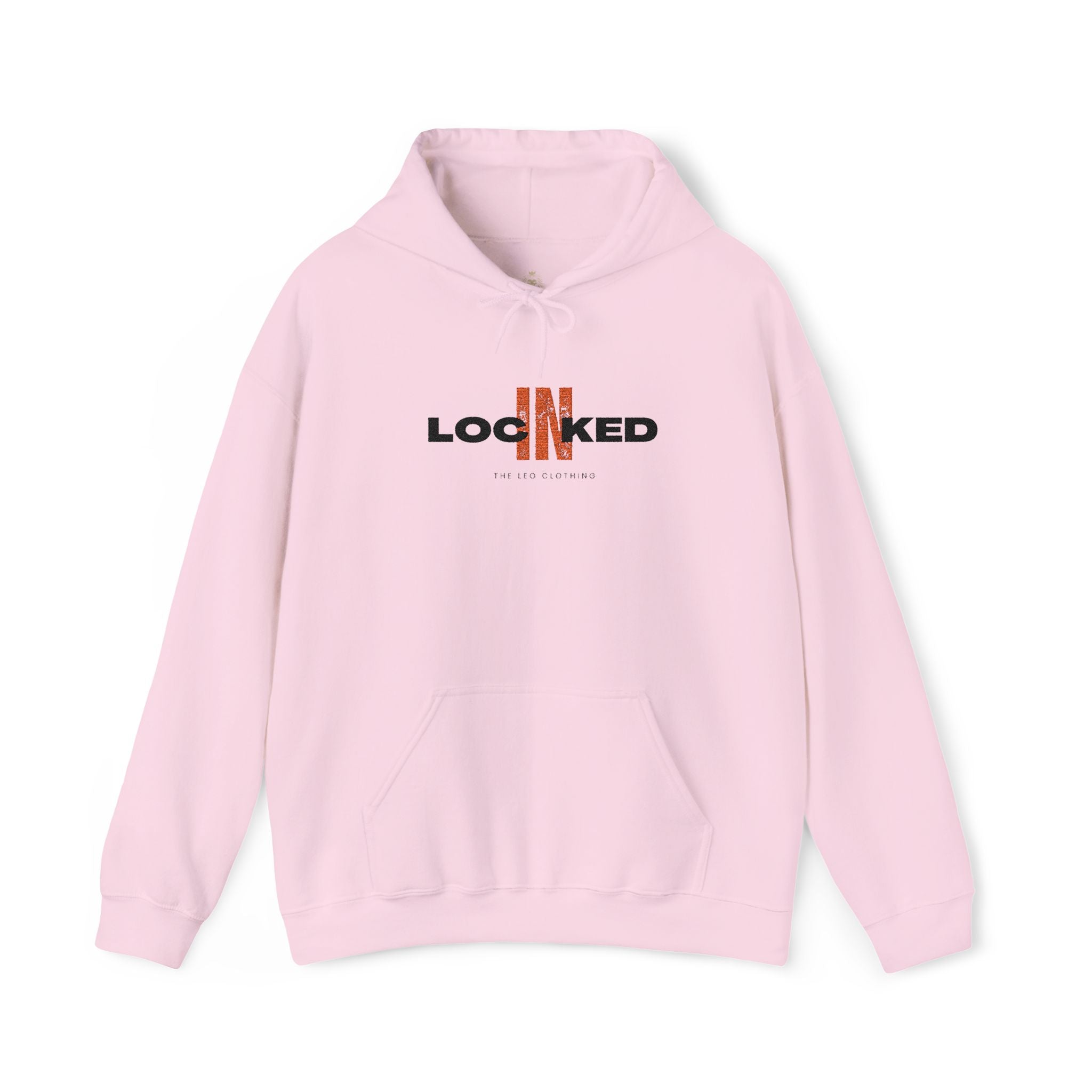 "Locked In" Embroidered Pullover Hoodie — Premium Streetwear