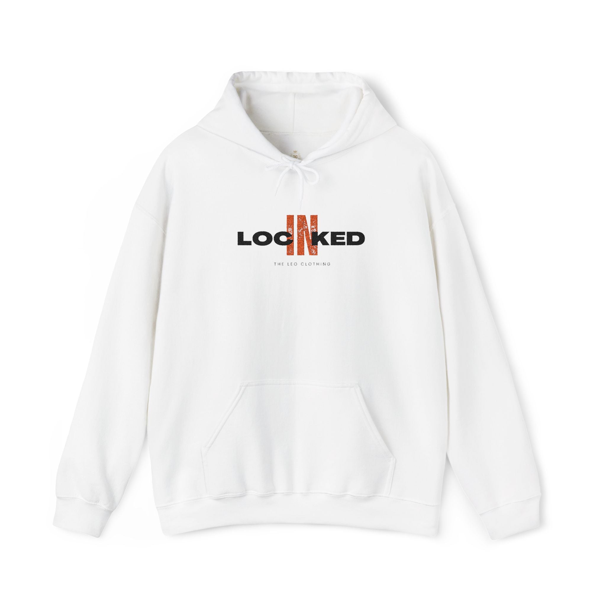 "Locked In" Embroidered Pullover Hoodie — Premium Streetwear