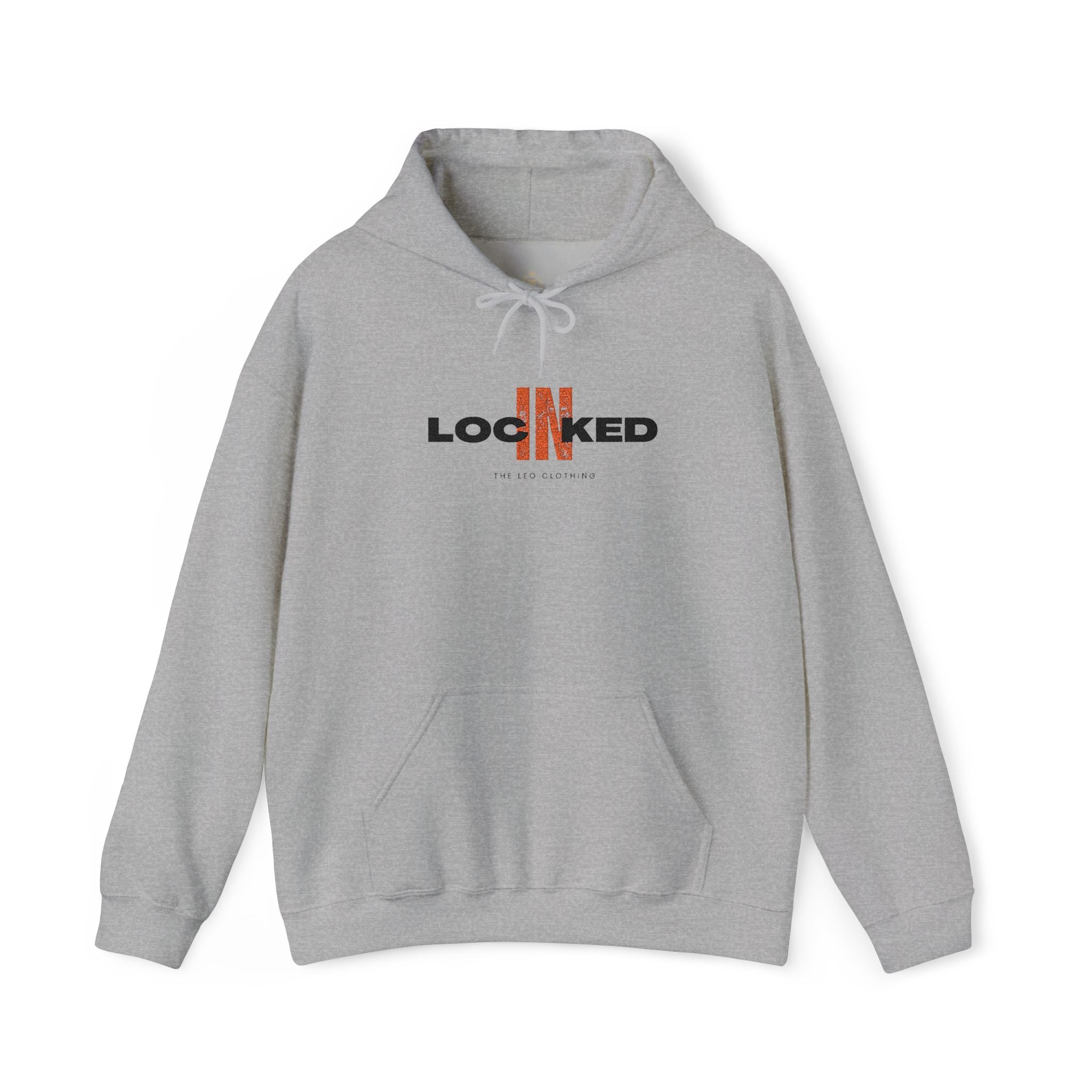 "Locked In" Embroidered Pullover Hoodie — Premium Streetwear