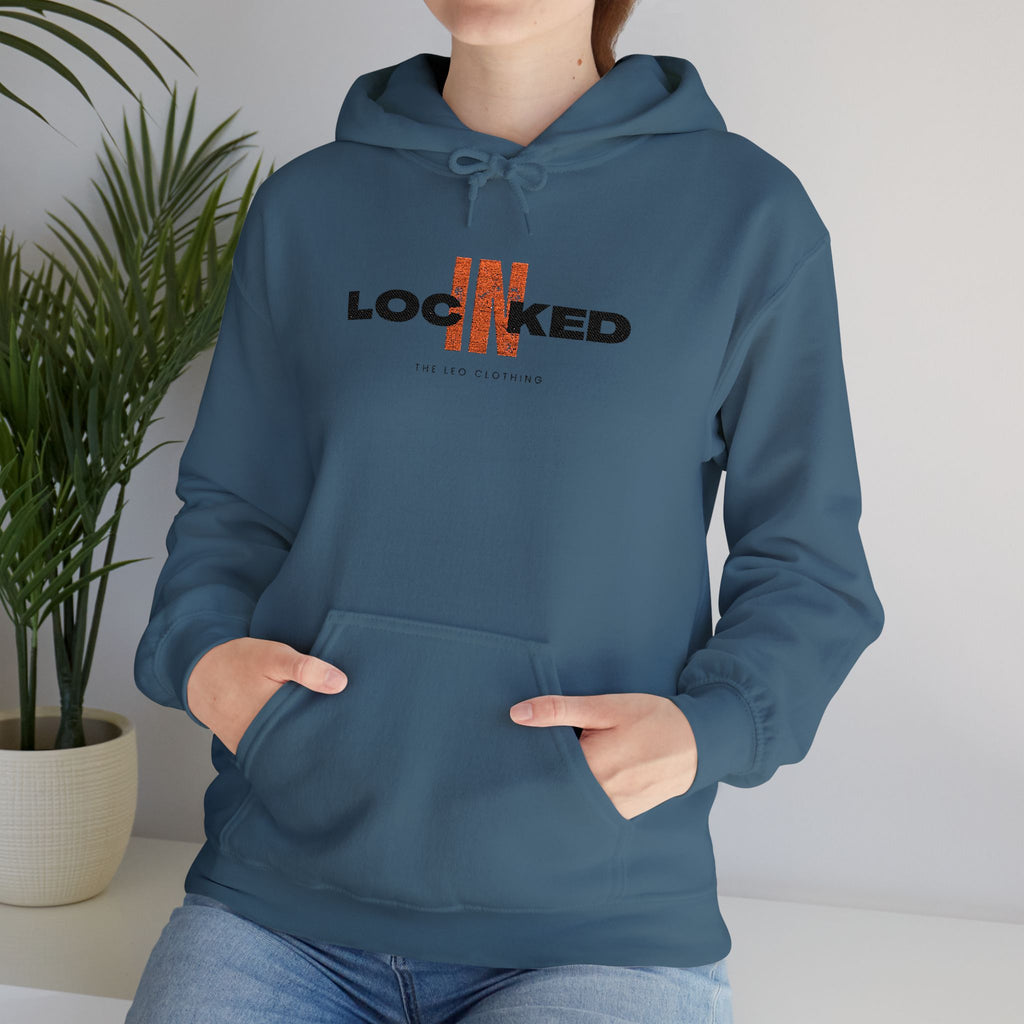 "Locked In" Embroidered Pullover Hoodie — Premium Streetwear