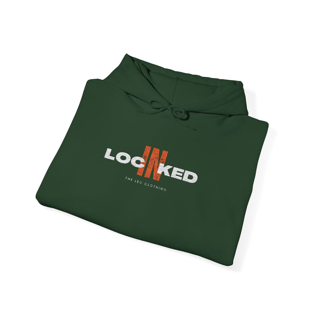"Locked In" Graphic Hoodie — Premium Dark Text Streetwear