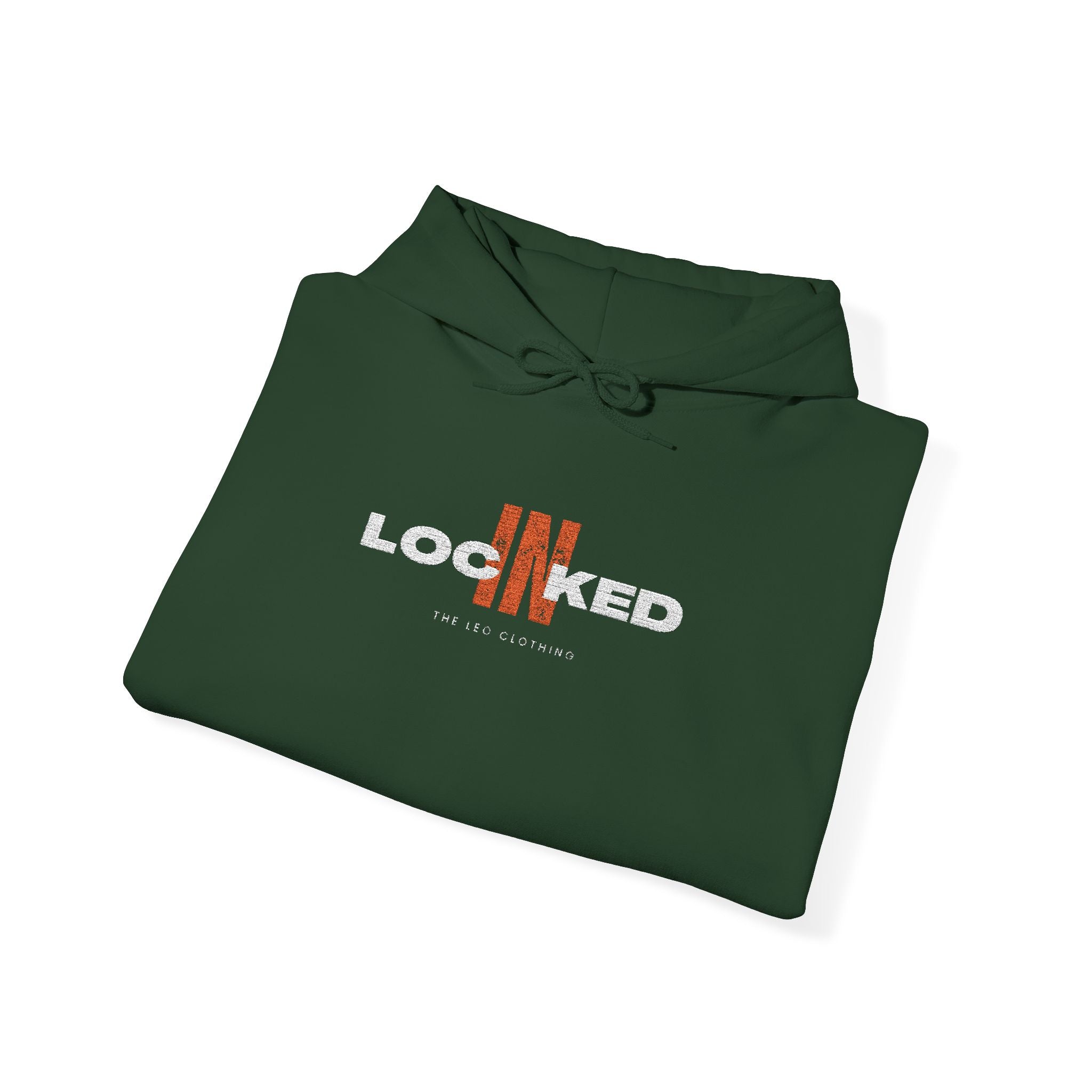 "Locked In" Graphic Hoodie — Premium Dark Text Streetwear